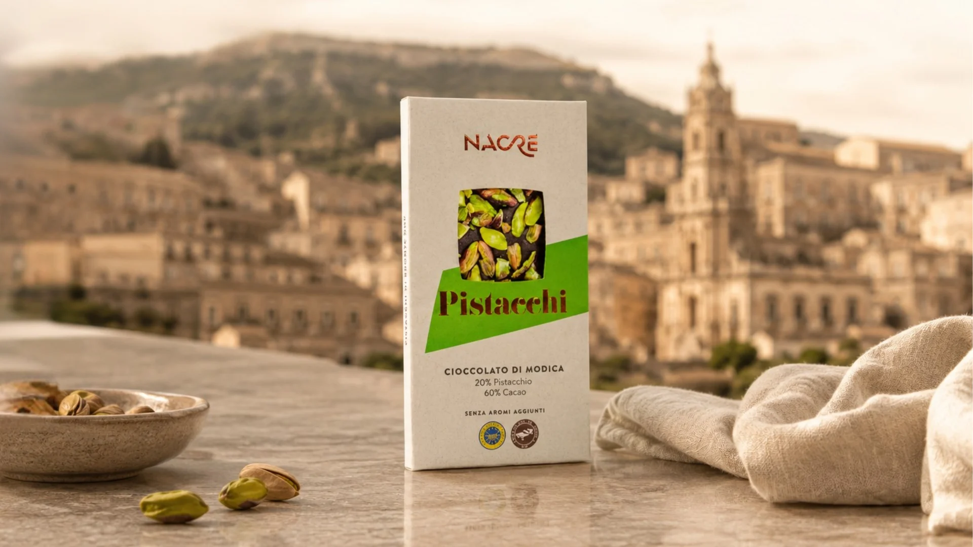 cioccolato al pistacchio nacre